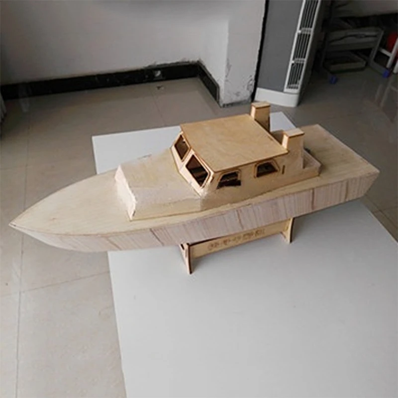 Model Kit Yacht - 조립된 보트 모델 키트 Kuaizhou 목재
