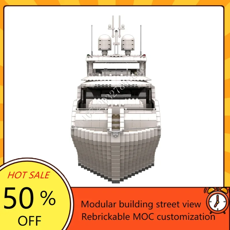4657PCS 사용자 정의 MOC 슈퍼 요트 군함 모델 - Model Kit Yacht 리뷰 및 가격