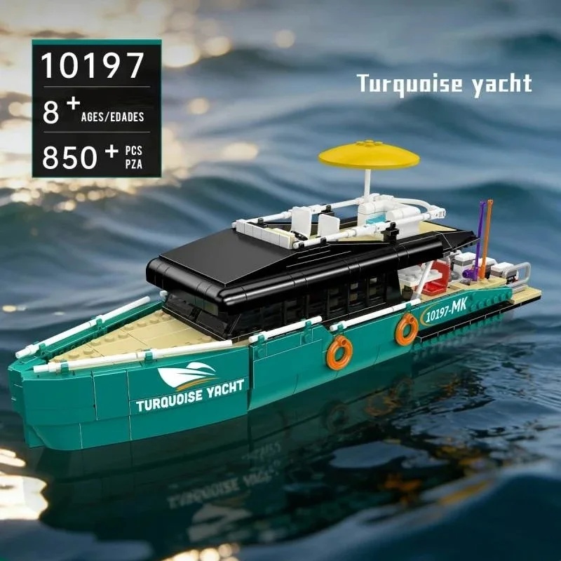 터키색 고급 요트 조립 블록 세트, 몰드킹 10197, - Model Kit Yacht 리뷰 및 가격