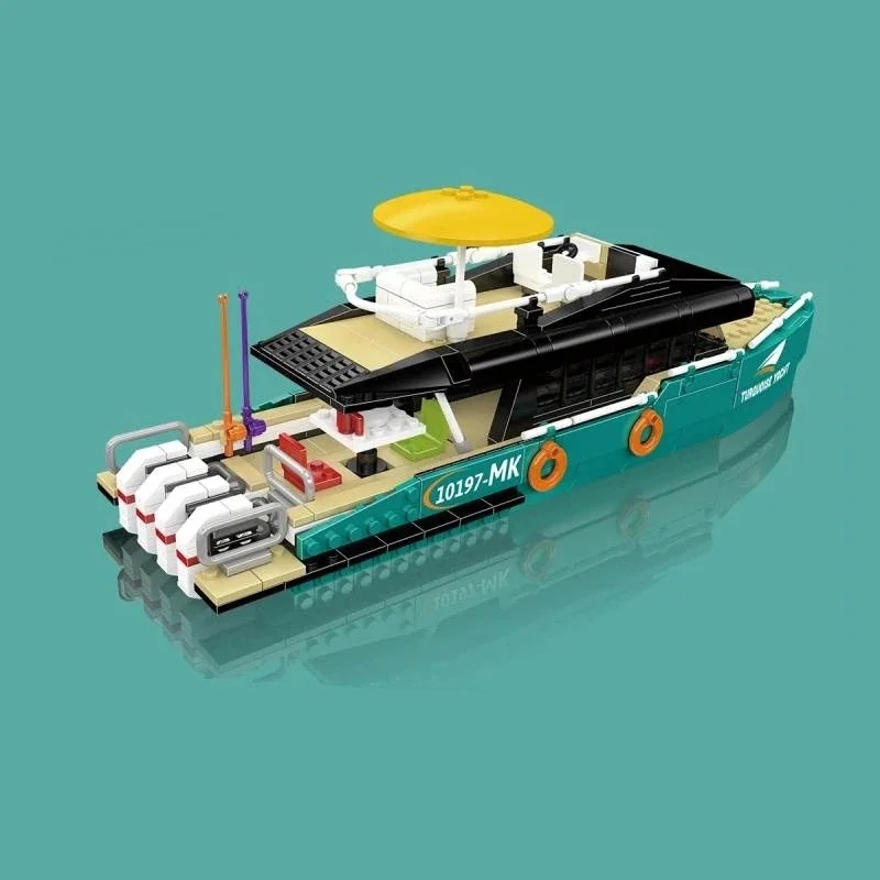 터키색 고급 요트 조립 블록 세트, 몰드킹 10197, - Model Kit Yacht 리뷰 및 가격